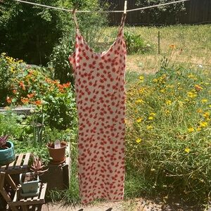 Reformation midi slip dress